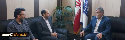 نشست سرپرست مرکز هوشمندسازی دانشگاه فرهنگیان با مدیر کل ارتباطات و فناوری اطلاعات استان قم