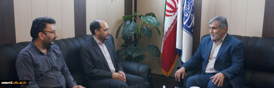 نشست سرپرست مرکز هوشمندسازی دانشگاه فرهنگیان با مدیر کل ارتباطات و فناوری اطلاعات استان قم 2