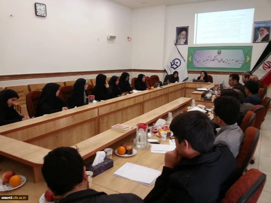 نشست مدیریت یادگیری الکترونیکی مرکز هوشمندسازی دانشگاه با پردیس های حضرت معصومه و آیت اله طالقانی در مدیریت استان قم  2